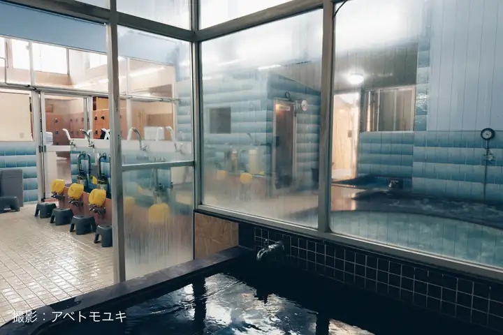 調布鶴の湯の井戸水の水風呂